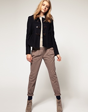 ASOS | ASOS Chino Pants with Notch Detail at ASOS