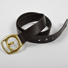 TRACE CARRIER BELT, DARK BROWN :: HICKOREE'S HARD GOODS