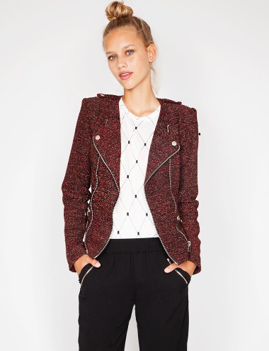 Tweed biker jacket - Shop the latest Fashion Trends