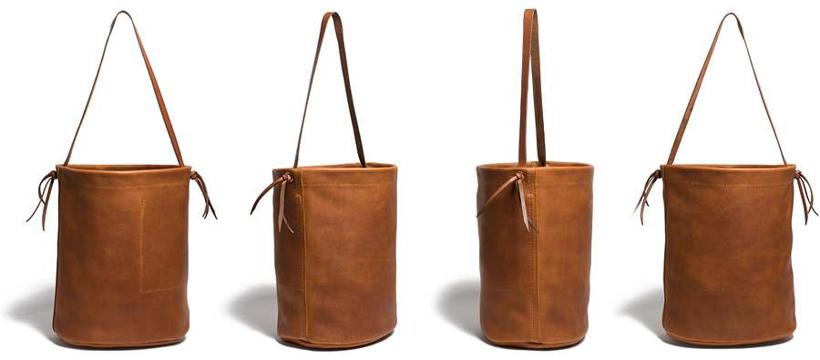 Soft Leather Bucket Bag - Kaufmann Mercantile