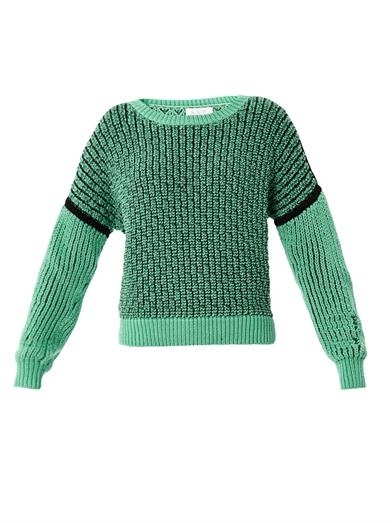 Maddie mesh covered yarn sweater | A.L.C. | MATCHESFASHION.COM