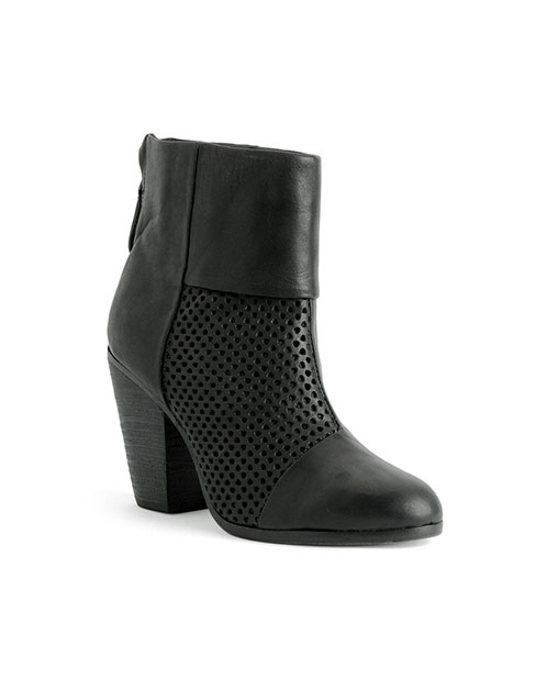 Classic Newbury - Black Perforated | rag & bone Official Store