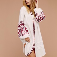 In the Clear Embroidered Maxi at Free People Clothing Boutique