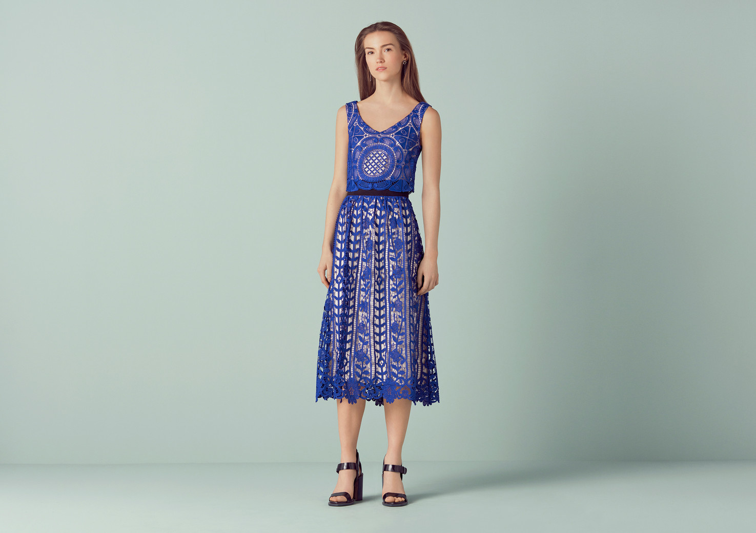 Alderney Craft Lace Hybrid Prom Dress - Finery London | USA