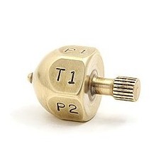 Teetotum | Solid Brass Top | Office | Accessories | Shop | J.L. Lawson & Co.