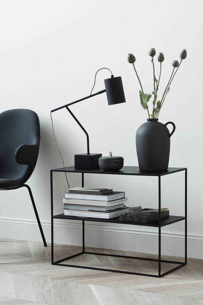 Stoneware Vase - Charcoal gray - Home All | H&M US