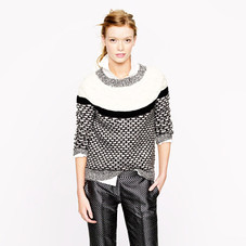 Collection handknit mixed media sweater - sweaters - Women's new arrivals - J.Crew