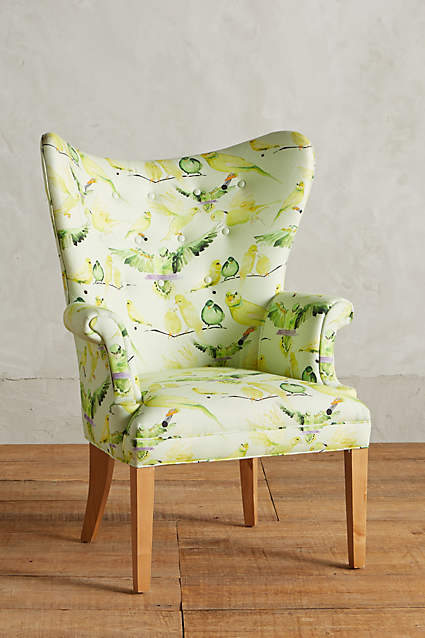 Birds Wingback Chair - anthropologie.com