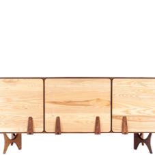 MIAMI 3 wooden leg | White On White Furniture Mid Century Modern Furniture