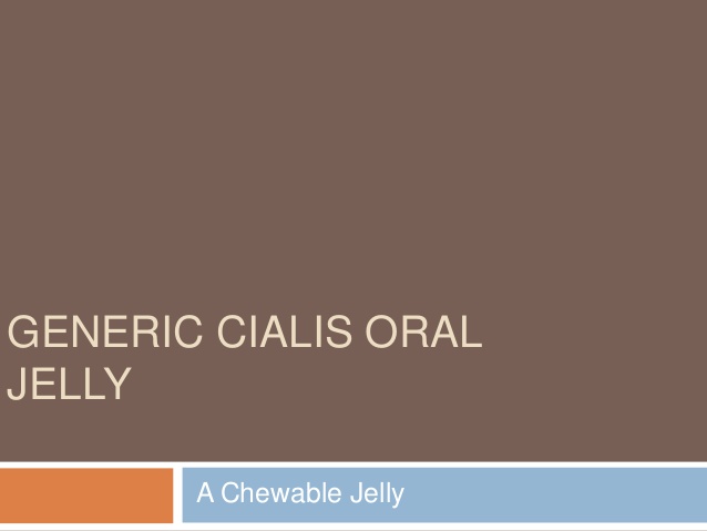 Generic Cialis Oral Jelly