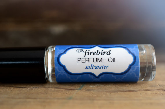 Saltwater Perfume Oil Ocean Water Salt Air by FirebirdBathBody