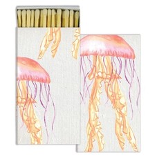 Amazon.com: Homart Long Decorative Matches in Watercolor Jellyfish Box, Set of 2: Home & Kitchen