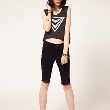 Illustrated People | Illustrated People Crop 'Cryptonite' Tank at ASOS