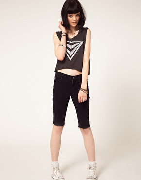 Illustrated People | Illustrated People Crop 'Cryptonite' Tank at ASOS