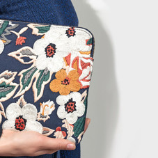 Safari Clutch In Caribbean Floral | Lizzie Fortunato
