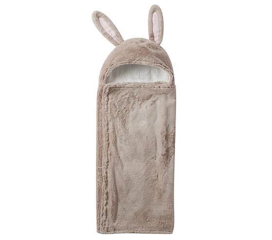 Nursery Fur Critter Bath Wraps | Pottery Barn Kids