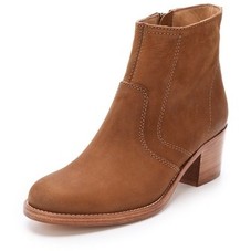 A.P.C. Stacked Heel Ankle Boots | SHOPBOP