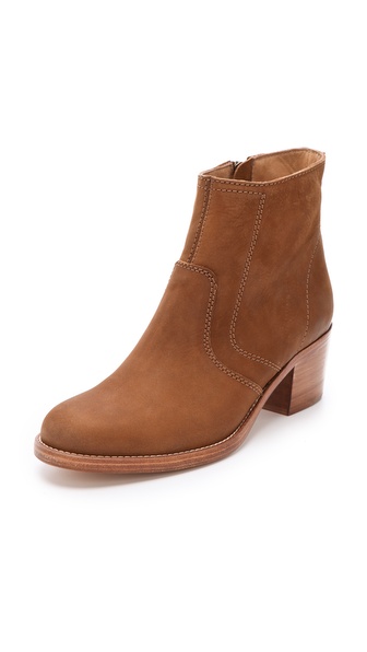 A.P.C. Stacked Heel Ankle Boots | SHOPBOP