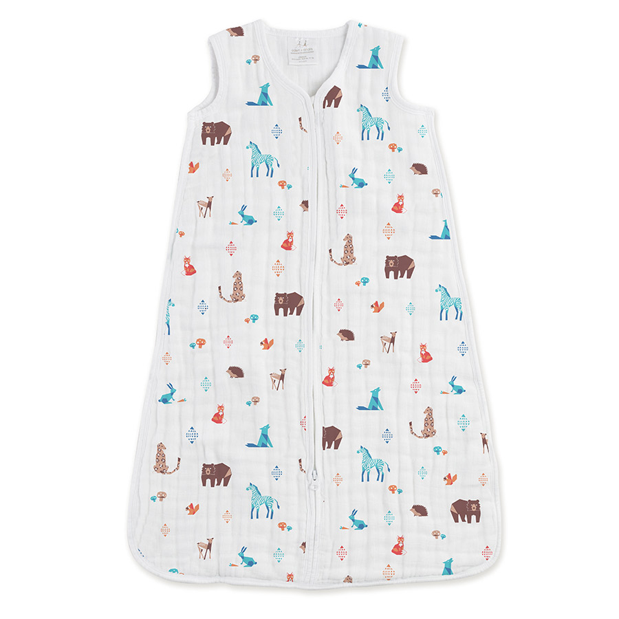 paper tales - fauna multi-layer sleeping bag | aden + anais