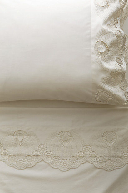Eyelet Embroidered Sheet Set - anthropologie.com
