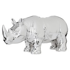 Nate Berkus Decorative Rhino Figural - Silver : Target