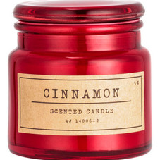 Scented Candle in Glass Holder | Red/cinnamon | H&M HOME | H&M US