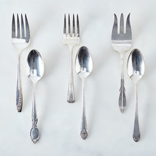 Vintage Silver-Plated Serving Fork and Spoon on Food52