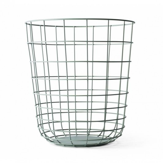 Leo & Bella |   Menu Wire Bin Moss Green