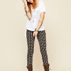 Free People  Arrowhead Printed Skinny at Free People Clothing Boutique