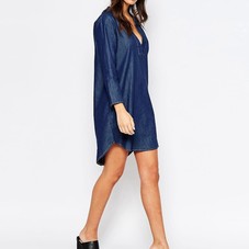 JDY | J.D.Y Denim Tunic Dress at ASOS