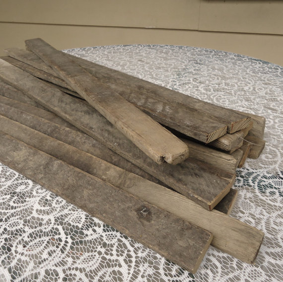 Amish tobacco lath wood rustic barn board reclaimed by RaggedyRee