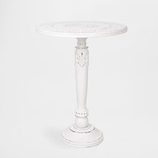 OPENWORK WOODEN PEDESTAL TABLE - Occasional Furniture | Zara Home United States