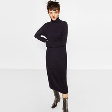 ROLL NECK LONG DRESS - DRESSES-WOMAN | ZARA United States