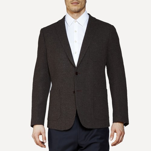 United Tailors Carignan Blazer in Chestnut  | Frank & Oak