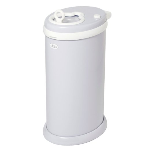 Amazon.com : Ubbi Steel Diaper Pail, Gray : Ubi Diaper Pail : Baby