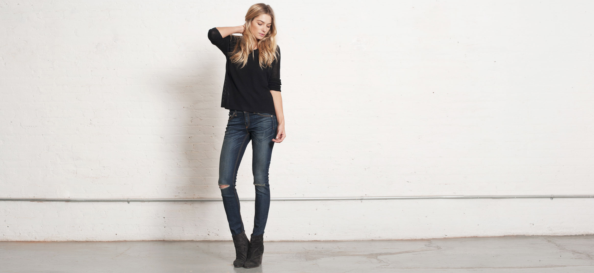 Skinny - Hampstead W/ Holes | rag & bone Official Store