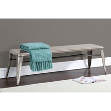 Tabouret Gunmetal 60-inch Indoor Bench - Free Shipping Today - Overstock.com - 16555025