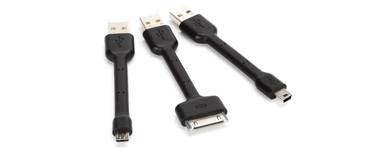 USB Mini Cable Kit - Black - Griffin Technology