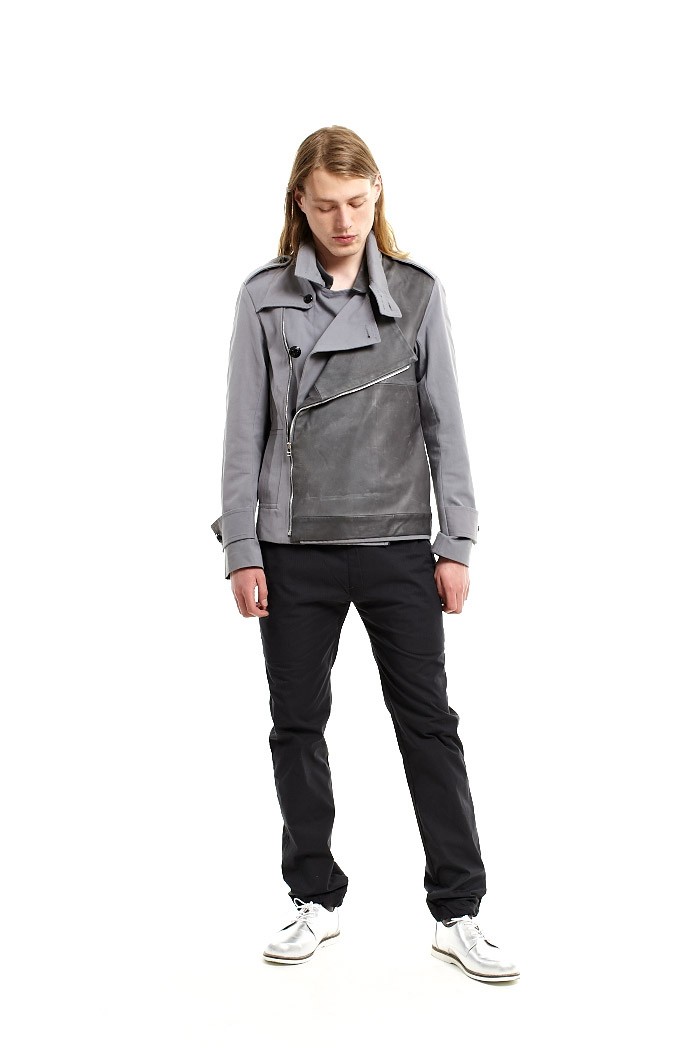 Sons Of Heros Leather Pannel Moto Jacket