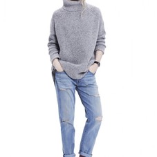 THE WAFFLE TURTLENECK  | Maternity Cashmere | HATCH