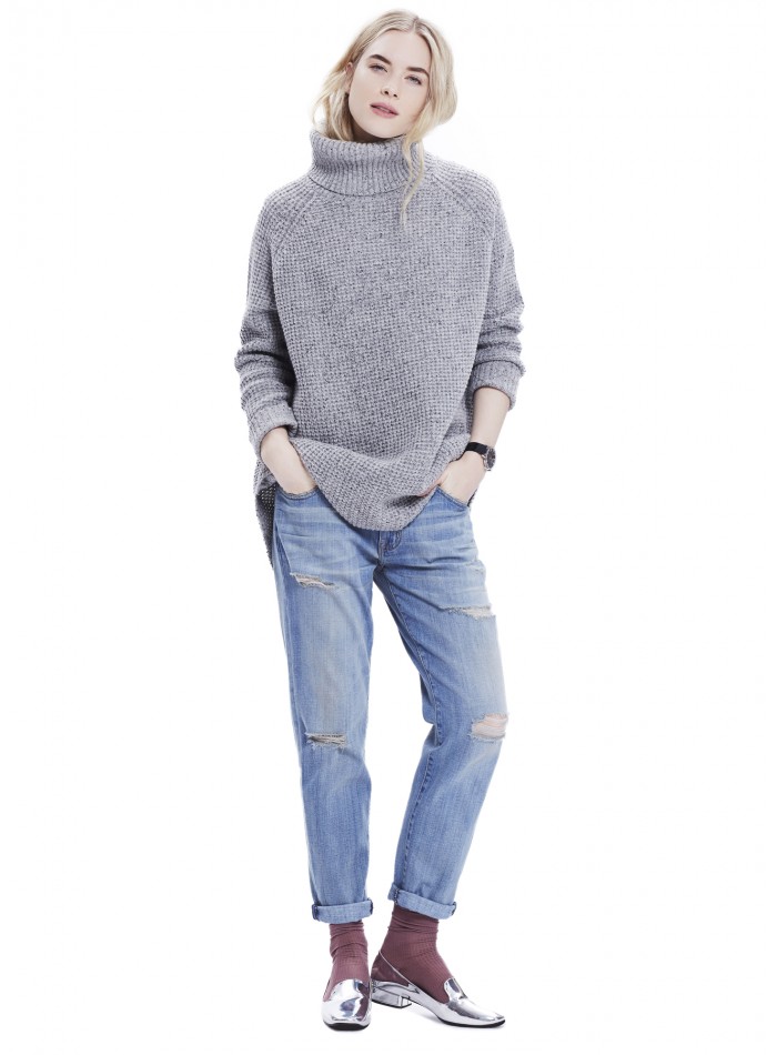 THE WAFFLE TURTLENECK  | Maternity Cashmere | HATCH