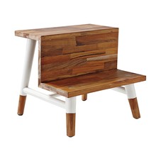Teak Step Stool  | Serena & Lily