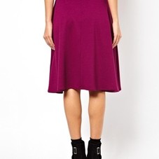 ASOS | ASOS Midi Skirt in Ponte with Pocket Detail at ASOS