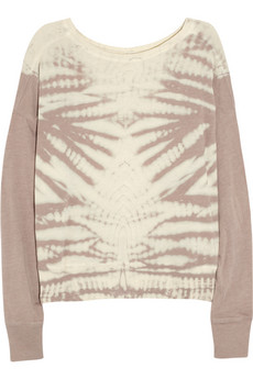 Raquel Allegra&nbsp;|&nbsp;Tie-dye cotton-blend jersey top&nbsp;|&nbsp;NET-A-PORTER.COM