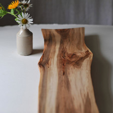 Maple Cutting Board Live Edge Serving Tray by grayworksdesign