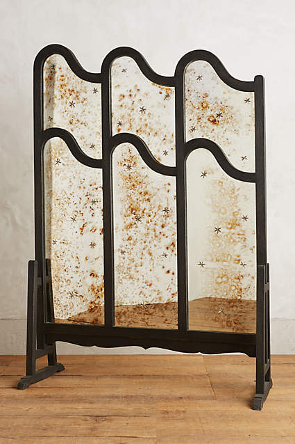 Persica Mirrored Screen - anthropologie.com