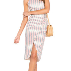 Privacy Please Nassau Wrap Dress in Lipton | REVOLVE