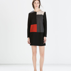 COLOR BLOCK DRESS - Dresses - WOMAN | ZARA United States