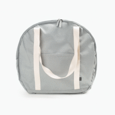 Angie Round Weekender in Stone                        | Poketo