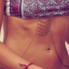 AK Vintage  Canyon Lands Body Chain at Free People Clothing Boutique